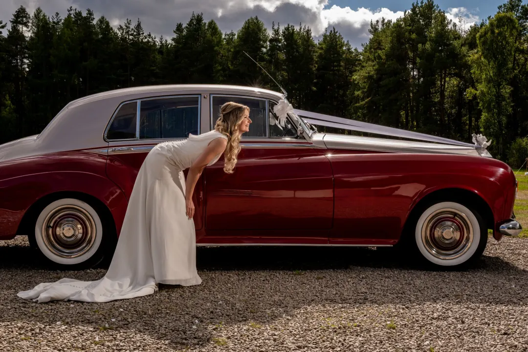 A wedding photograph from an Aberdeen hybrid wedding.