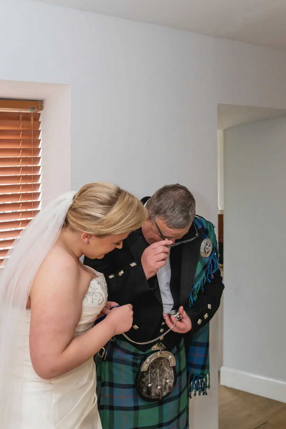 Georgia and Bremner's wedding at the Glenmoriston Townhouse Hotel, Inverness