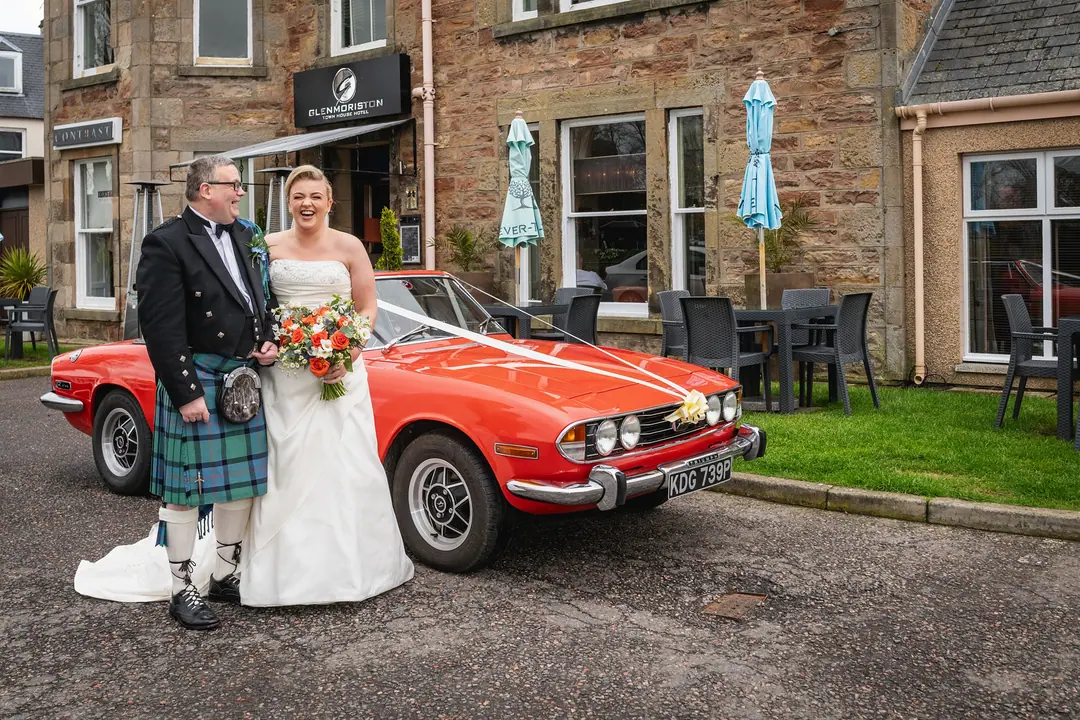 Georgia and Bremner's wedding at the Glenmoriston Townhouse Hotel, Inverness