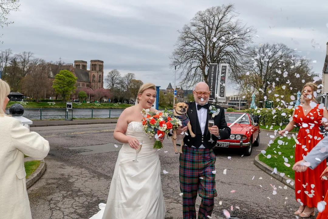 Georgia and Bremner's wedding at the Glenmoriston Townhouse Hotel, Inverness