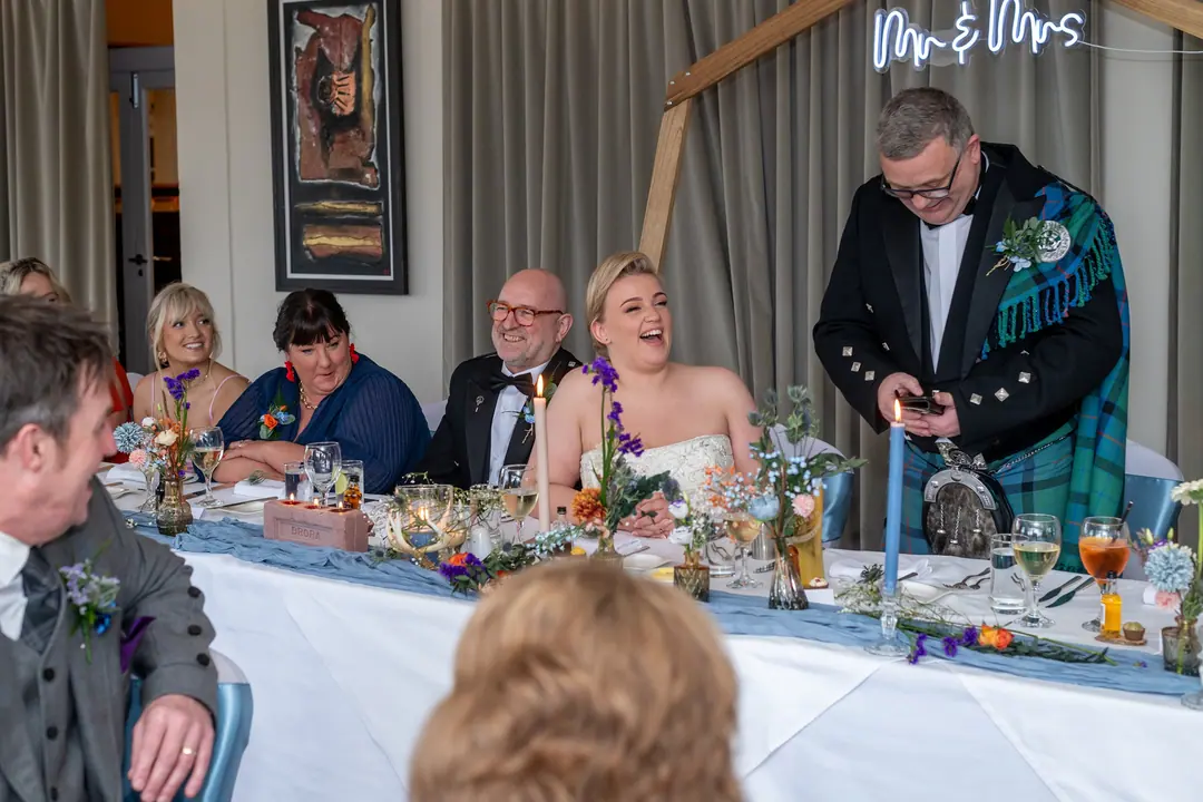 Georgia and Bremner's wedding at the Glenmoriston Townhouse Hotel, Inverness