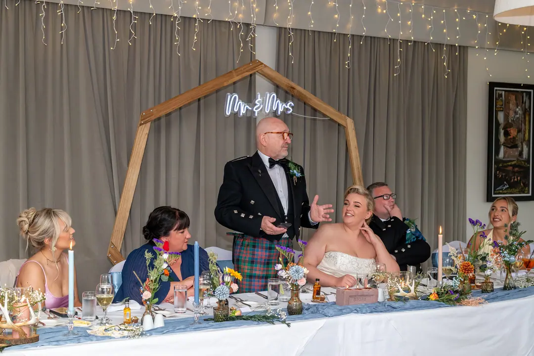 Georgia and Bremner's wedding at the Glenmoriston Townhouse Hotel, Inverness