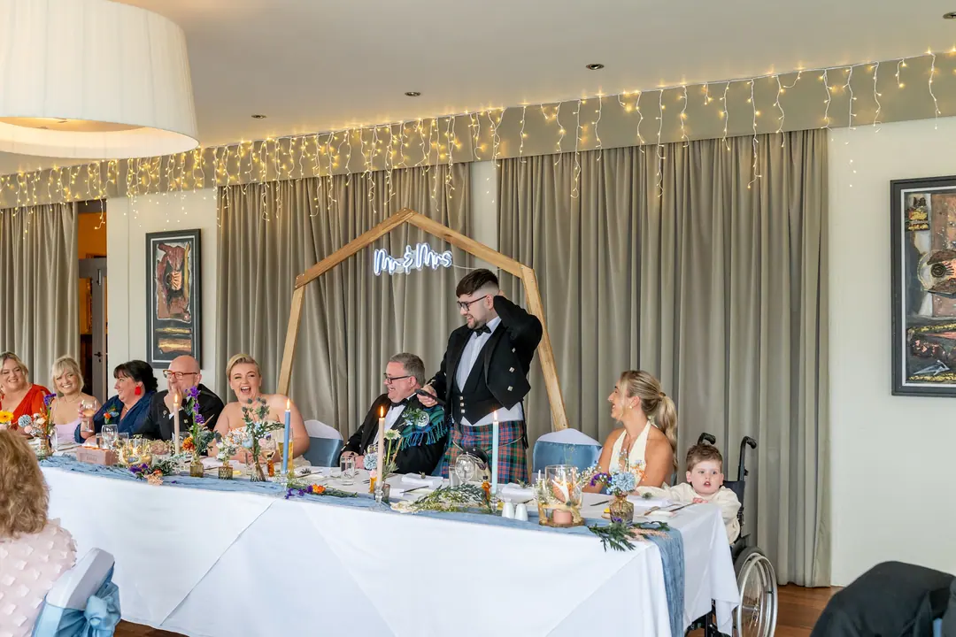 Georgia and Bremner's wedding at the Glenmoriston Townhouse Hotel, Inverness