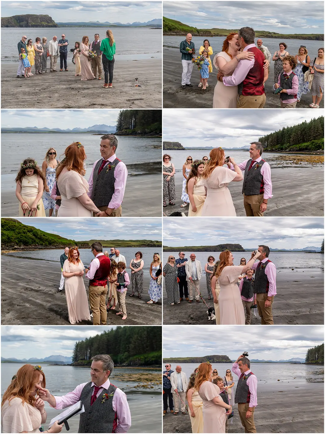 Nick & Lindsey's Orbost Beach Wedding on the Isle of Skye — photograph 3 by Mike Custer