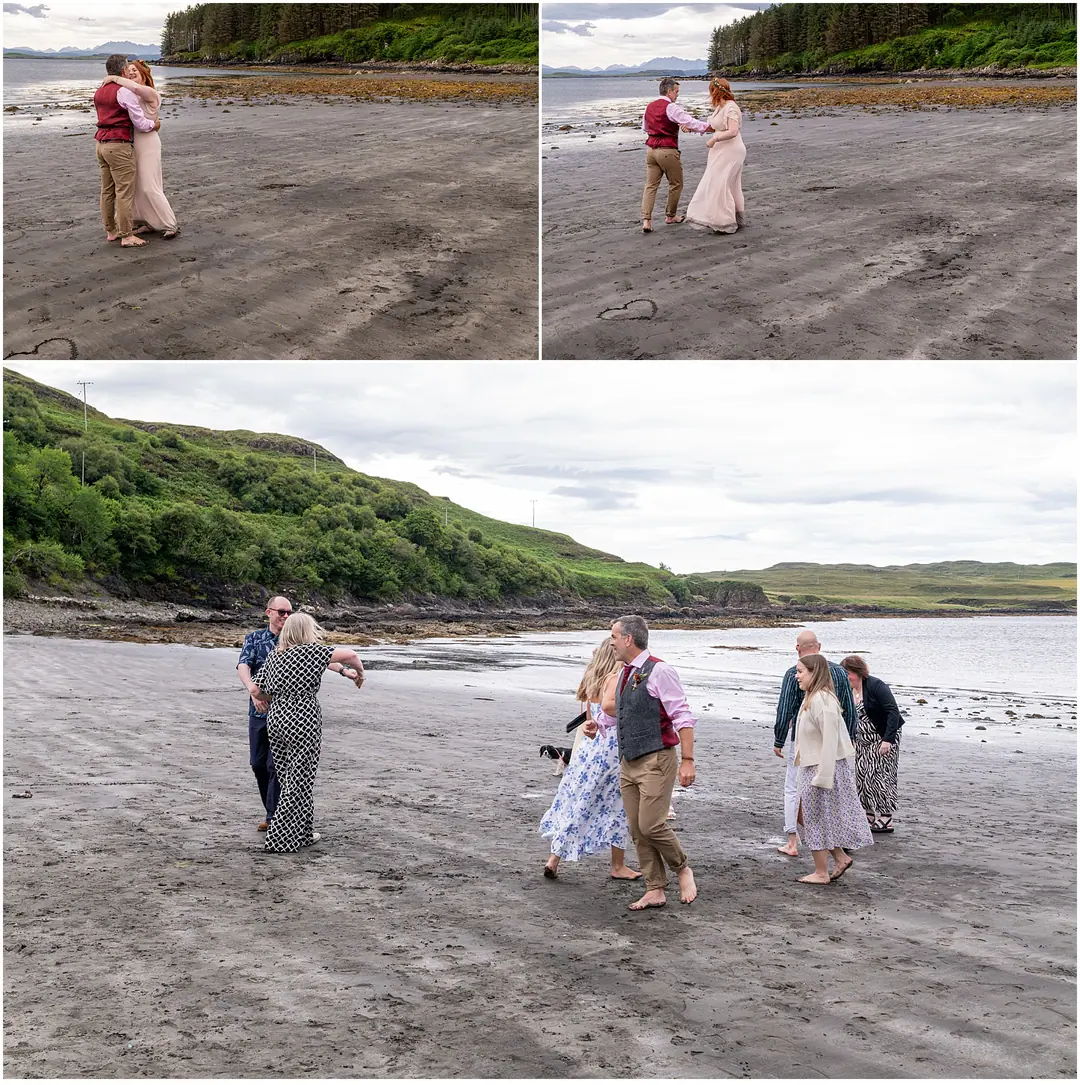 Nick & Lindsey's Orbost Beach Wedding on the Isle of Skye — photograph 6 by Mike Custer
