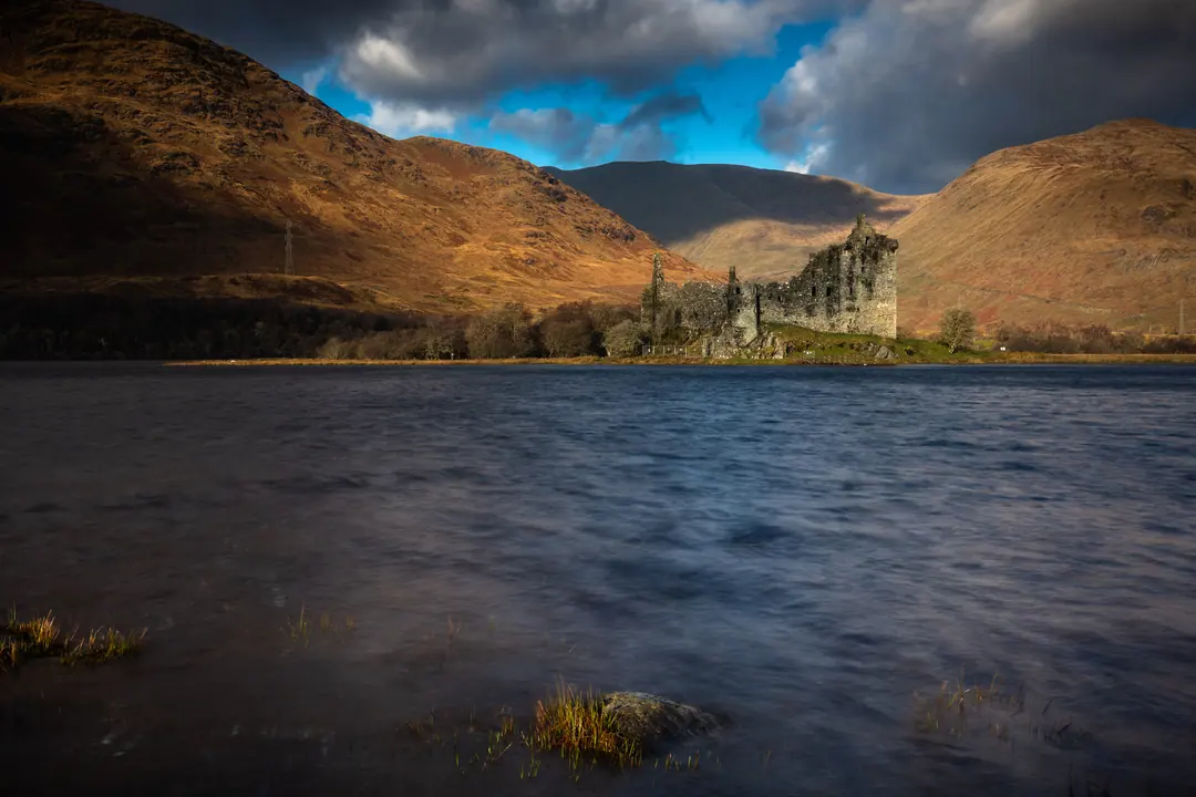 Kilchurn Castle on Loch Awe, photographed by Mike Custer